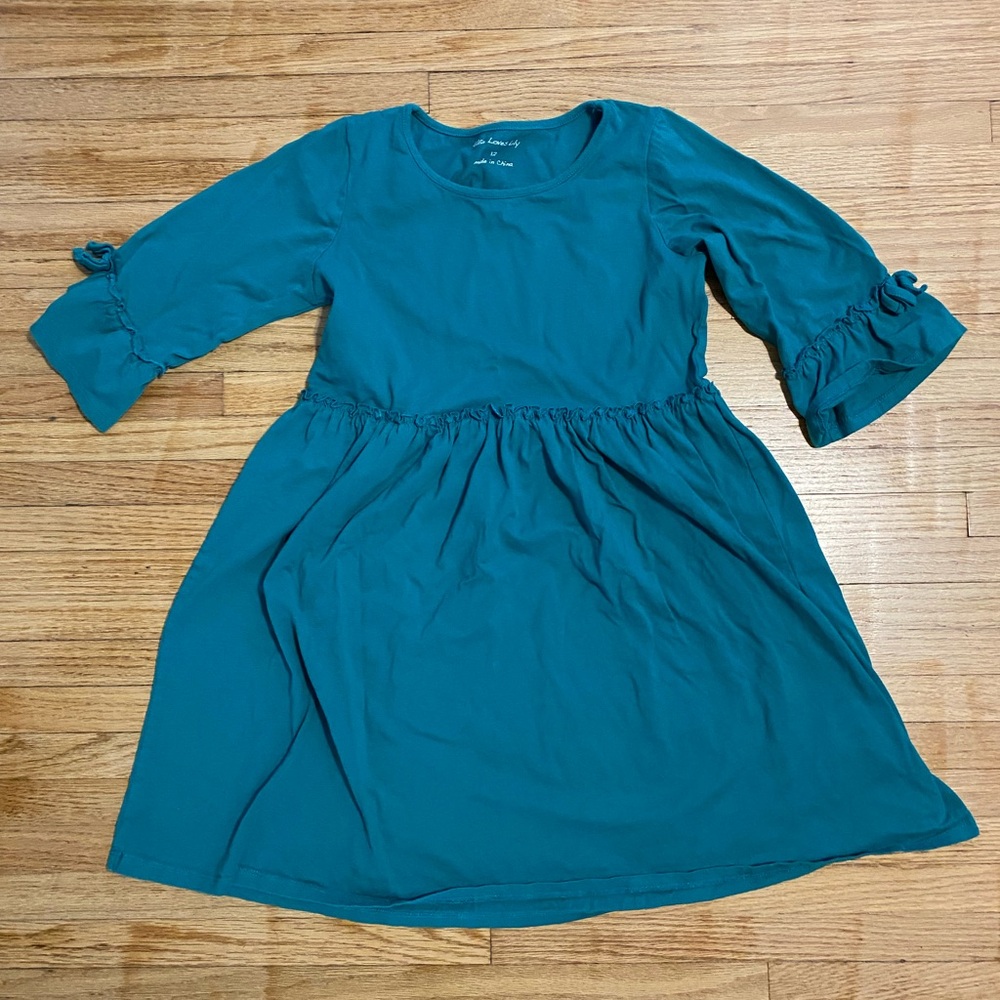 Millie Loves Lily Girl 12 Teal Dress